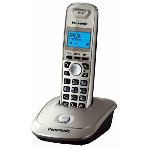 Радиотелефон DECT Panasonic KX-TG2511 RUN, платина
