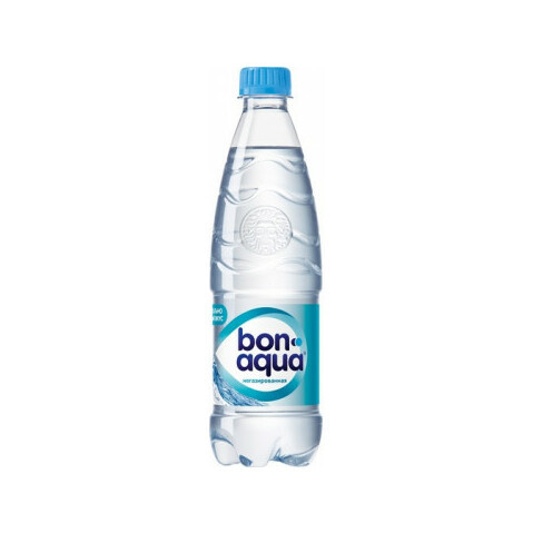 Вода питьевая BONAQUA, негазированная, ПЭТ, 0.5л, 24шт/уп