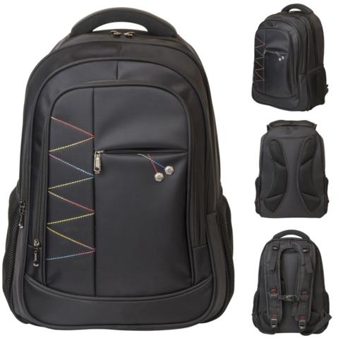 Рюкзак городской ACTION, с отделением для ноутбука, размер 46х30х15 см, черный