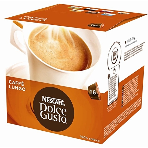 Кофе в капсулах NESCAFE Dolce Gusto Лунго, 16шт/уп