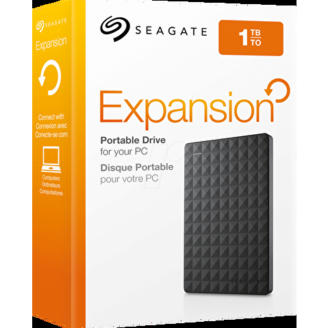 Внешний жесткий диск 1TB SEAGATE STEA1000400  Expansion portable drive, 2.5", USB 3.0, черный