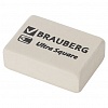 Ластик BRAUBERG Ultra Square, 26х18х8мм, белый, натуральный каучук