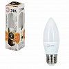 Лампа светодиодная ЭРА, 7Вт,  E27, "свеча", теплый белый свет, 30000 часов, LED smdB35-7w-827-E27